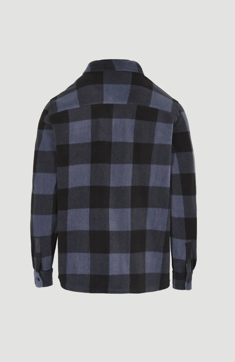 Overhemd Superfleece | Blue Utility Check