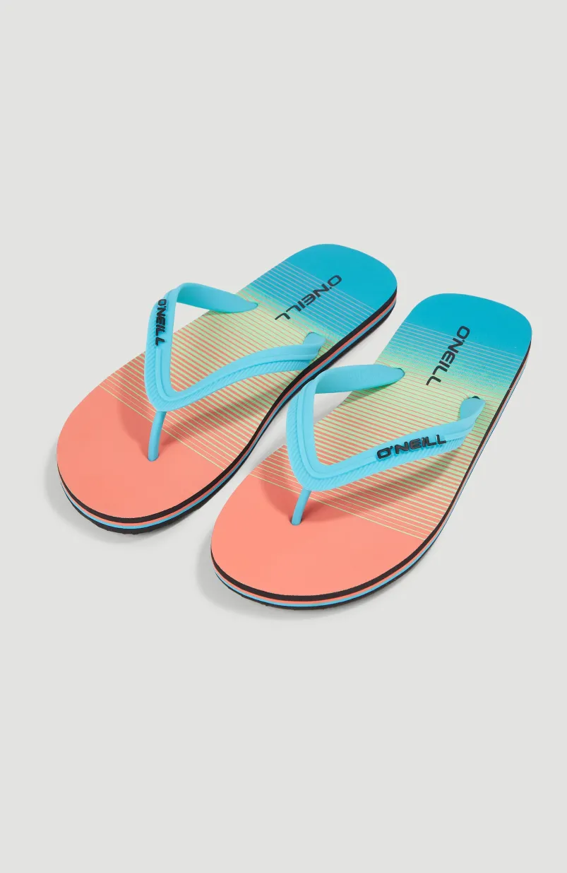 Profile Graphic Slippers | Living Coral Simple Gradient Panel