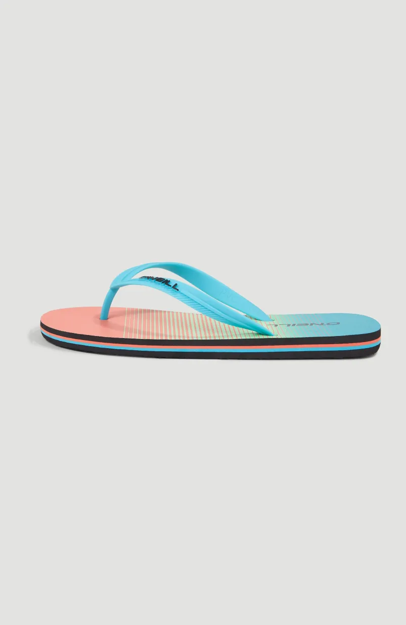 Profile Graphic Slippers | Living Coral Simple Gradient Panel
