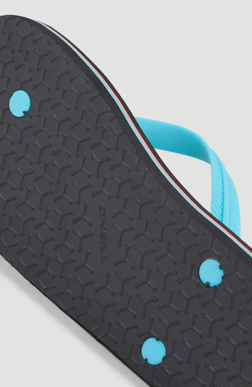 Profile Graphic Slippers | Living Coral Simple Gradient Panel