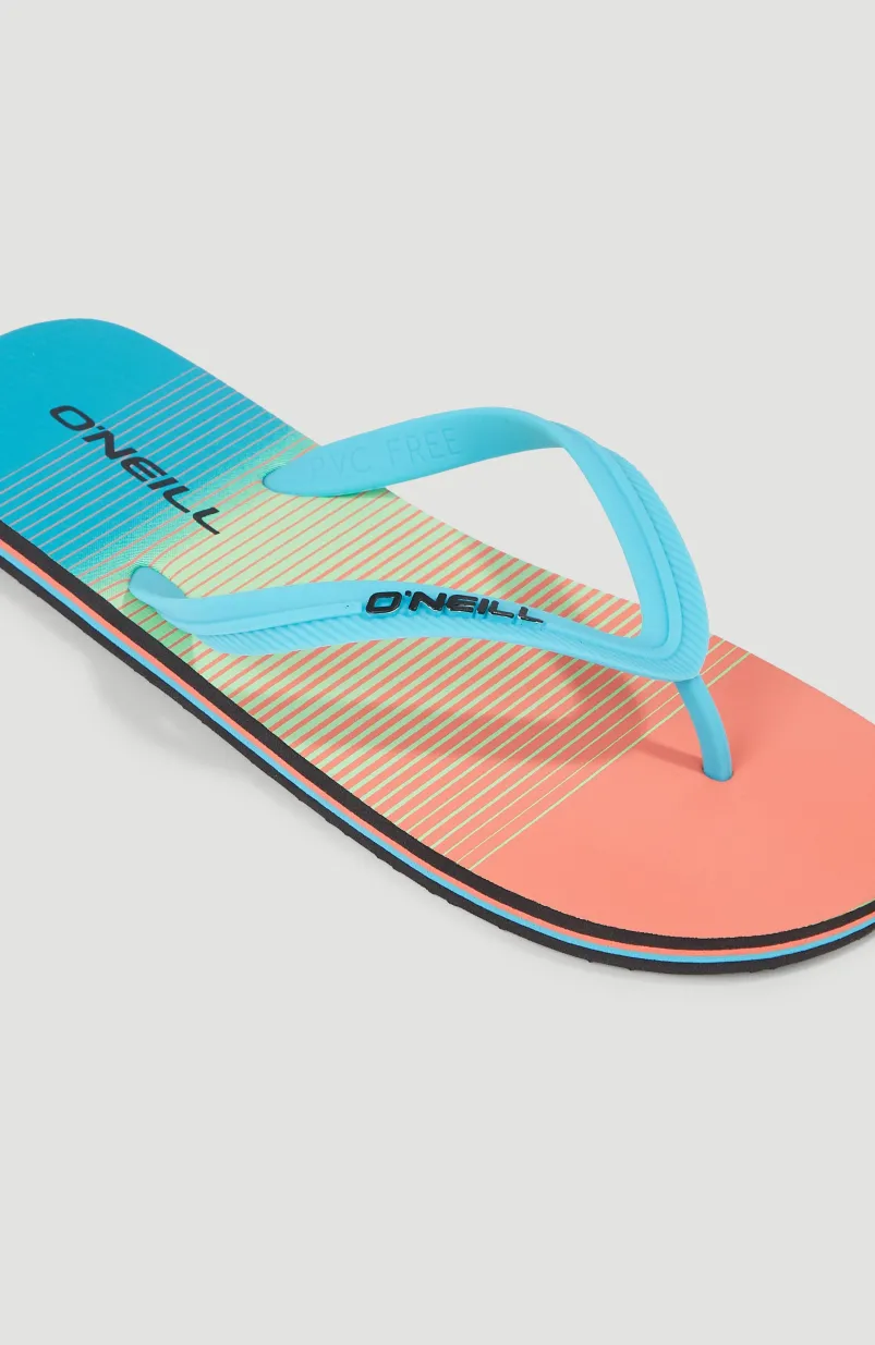 Profile Graphic Slippers | Living Coral Simple Gradient Panel