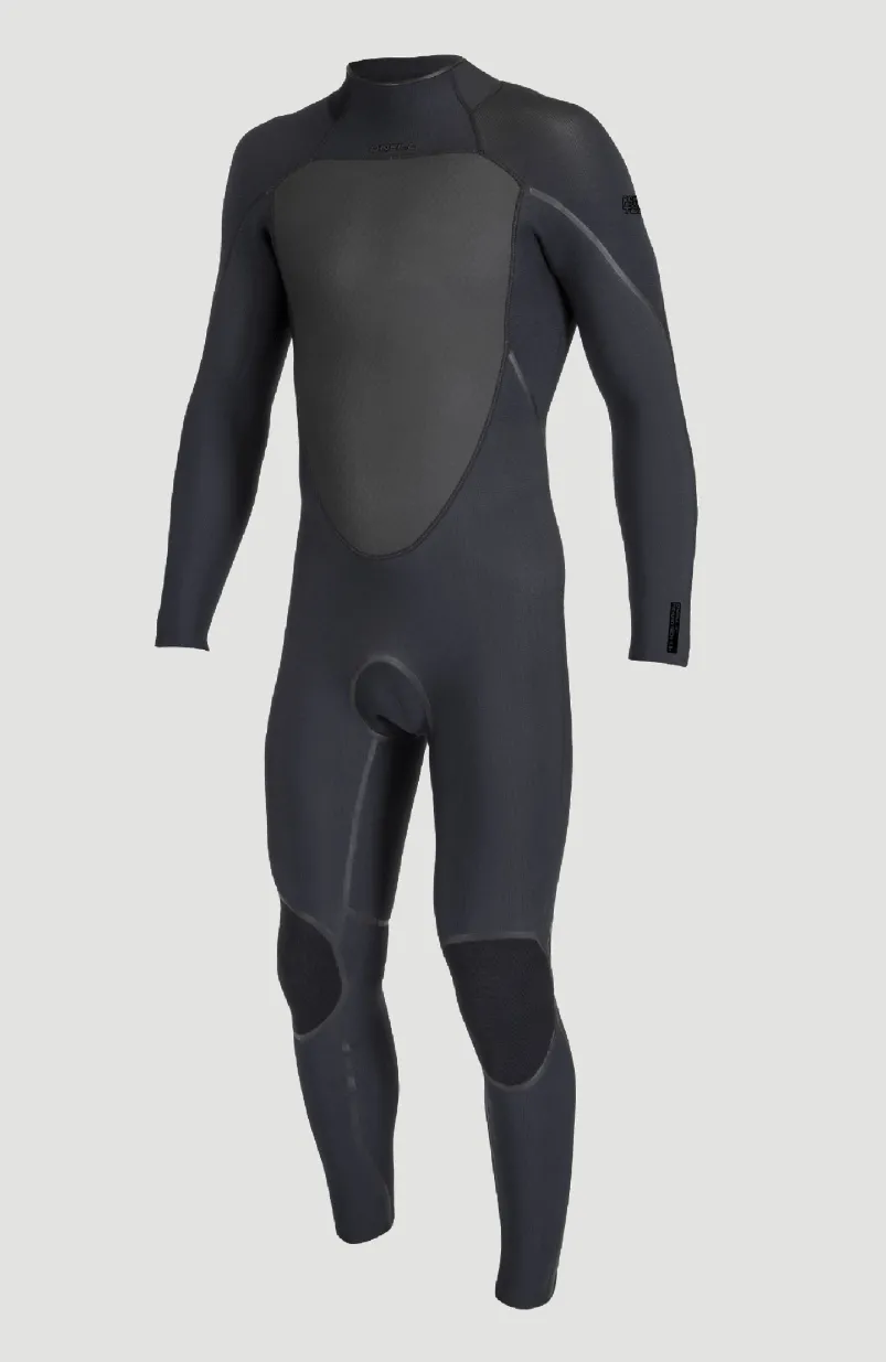 Psycho Tech 5/4mm Back Zip Full Wetsuit | BLACK/BLACK