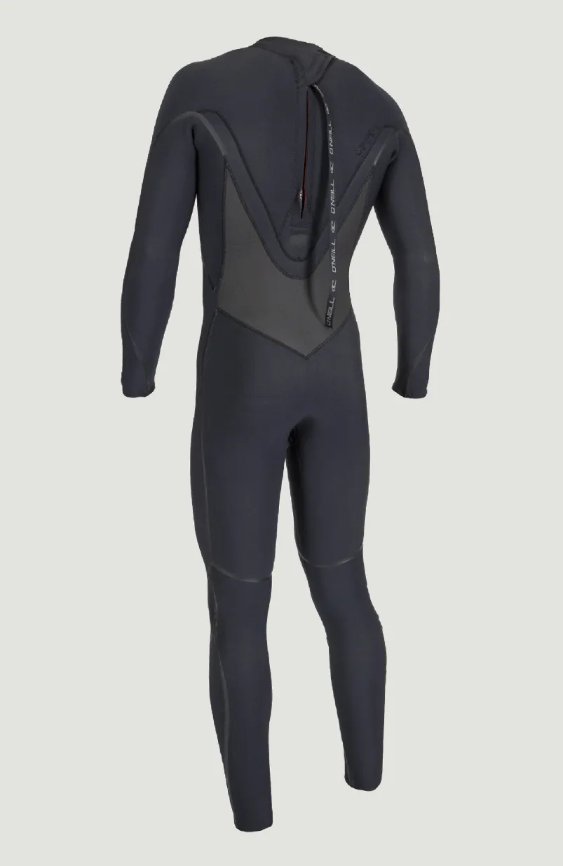 Psycho Tech 5/4mm Back Zip Full Wetsuit | BLACK/BLACK