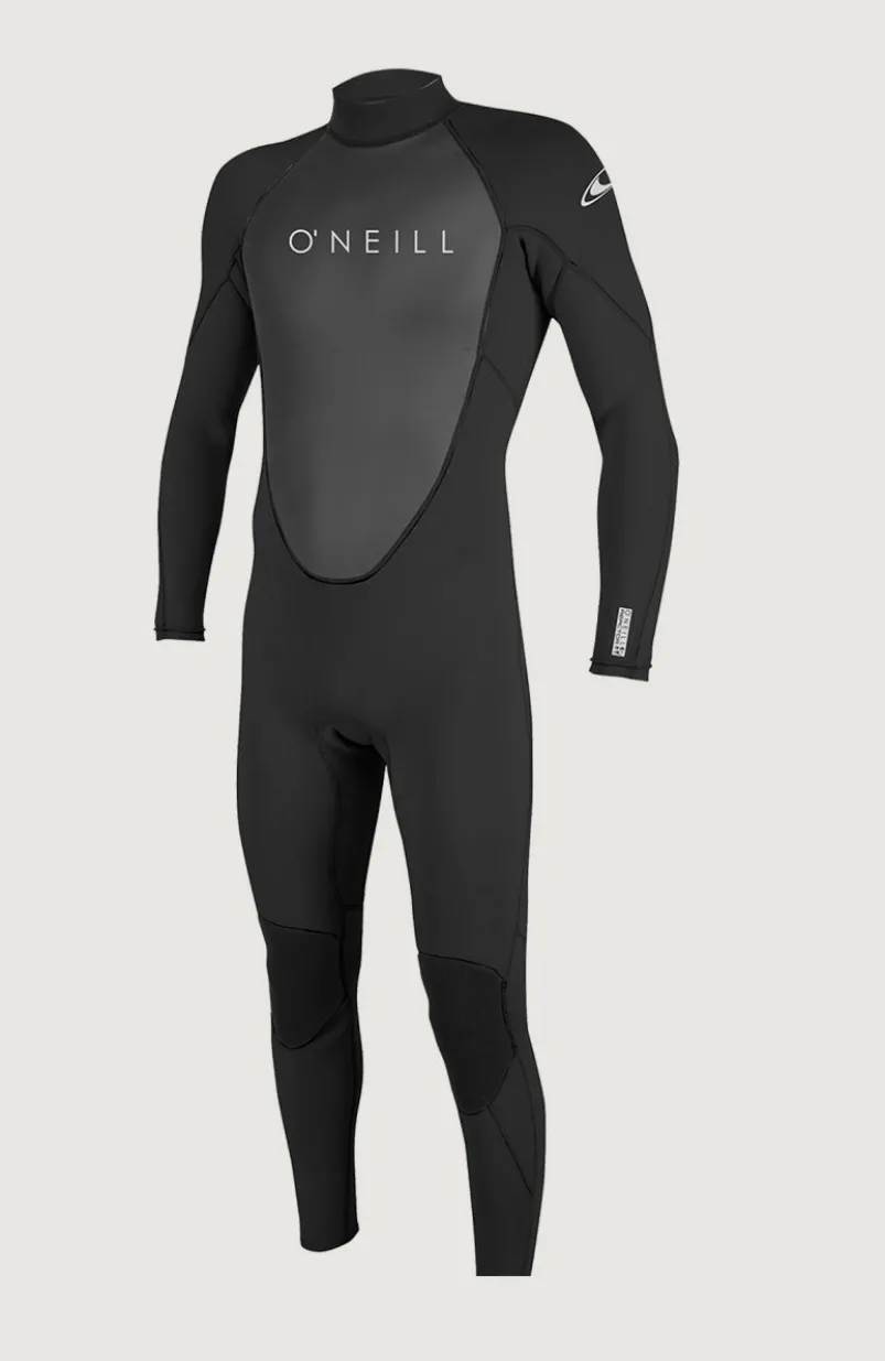 Reactor-2 3/2mm Back Zip Full Wetsuit | BLACK/BLACK