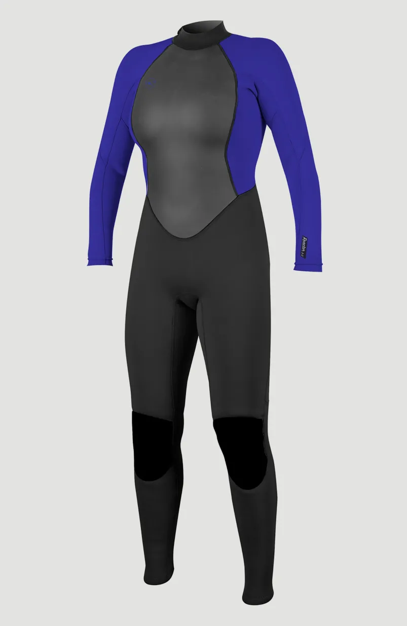 Reactor-2 3/2mm Back Zip Full Wetsuit | BLACK/COBALT
