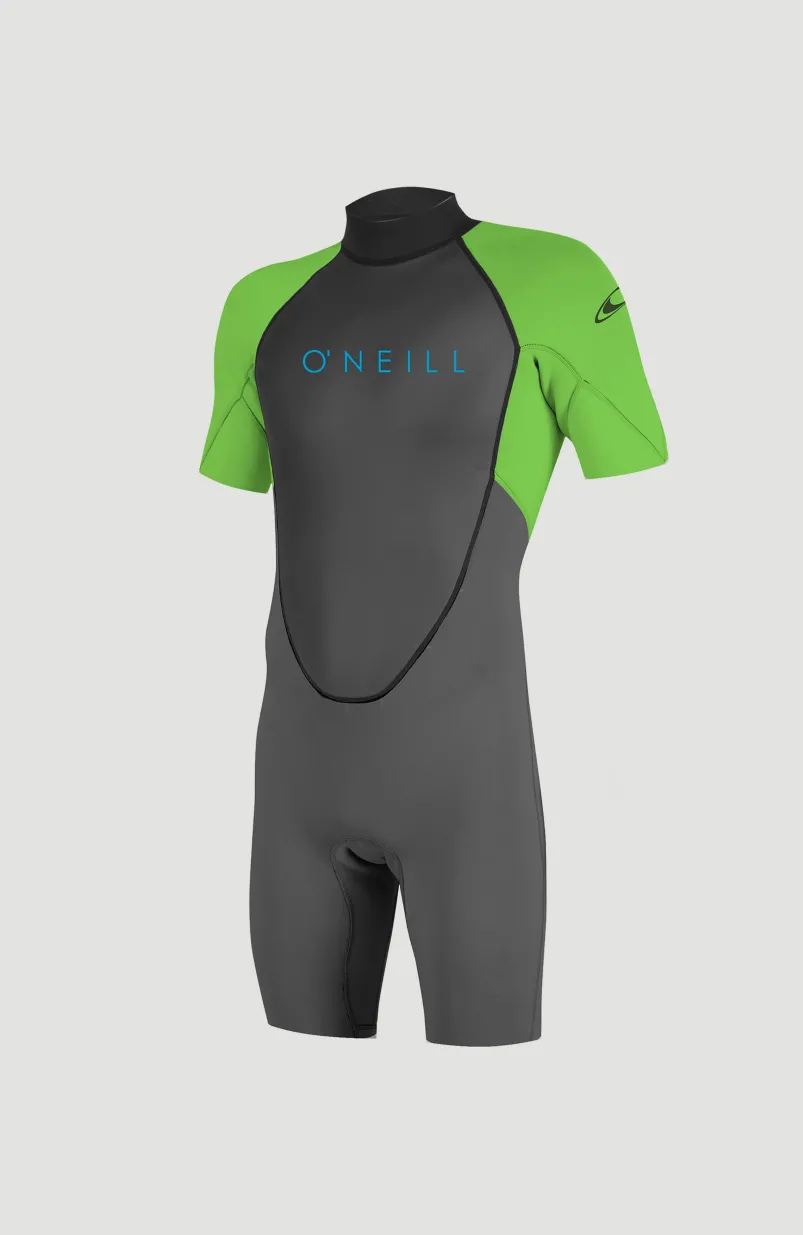 Reactor-2 2mm Back Zip Shortsleeve Spring Wetsuit | GRAPH/DAYGLO