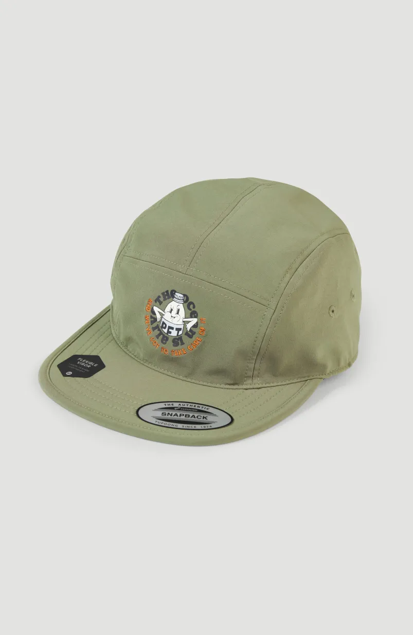 Reversible Cap | Deep Lichen Green Colour Block