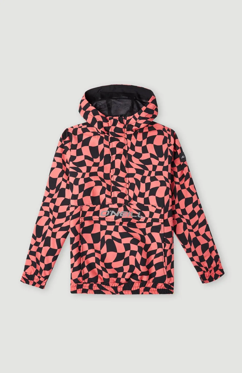 Ridge Anorak Jas | Pink Checkboard