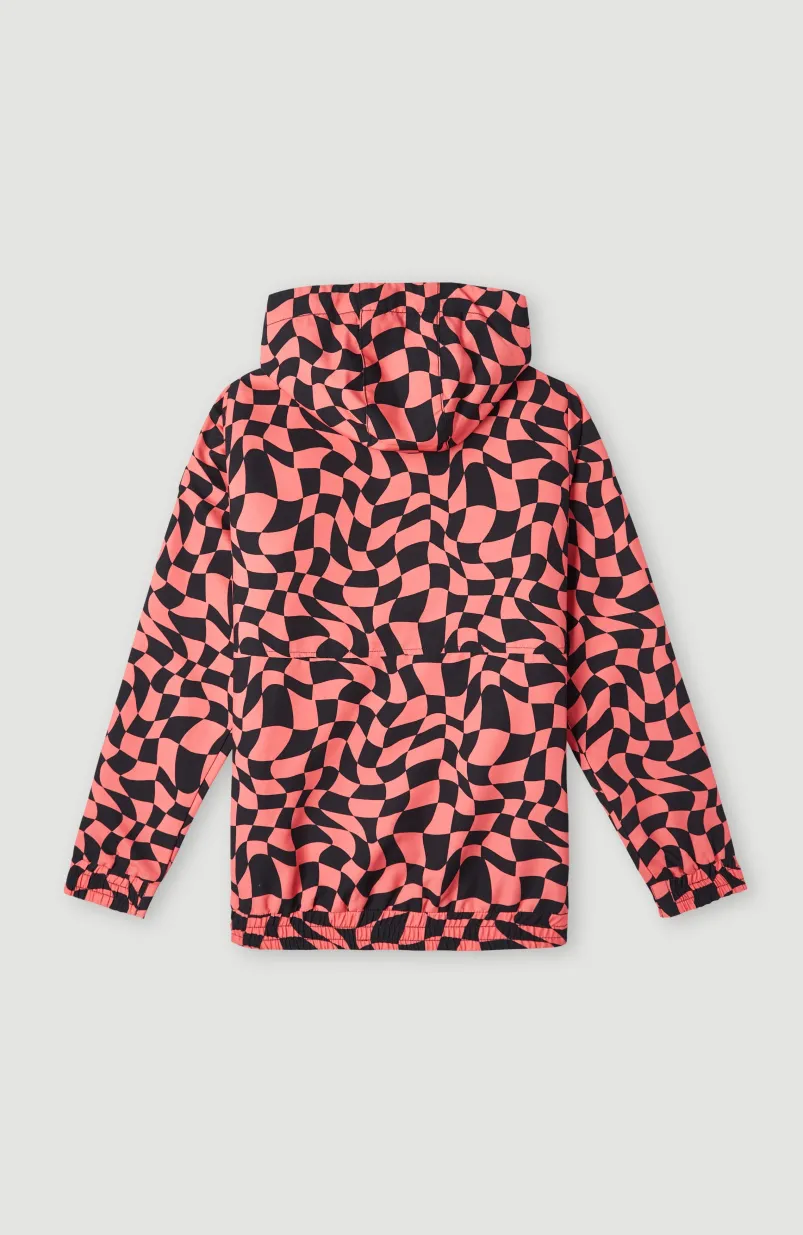 Ridge Anorak Jas | Pink Checkboard