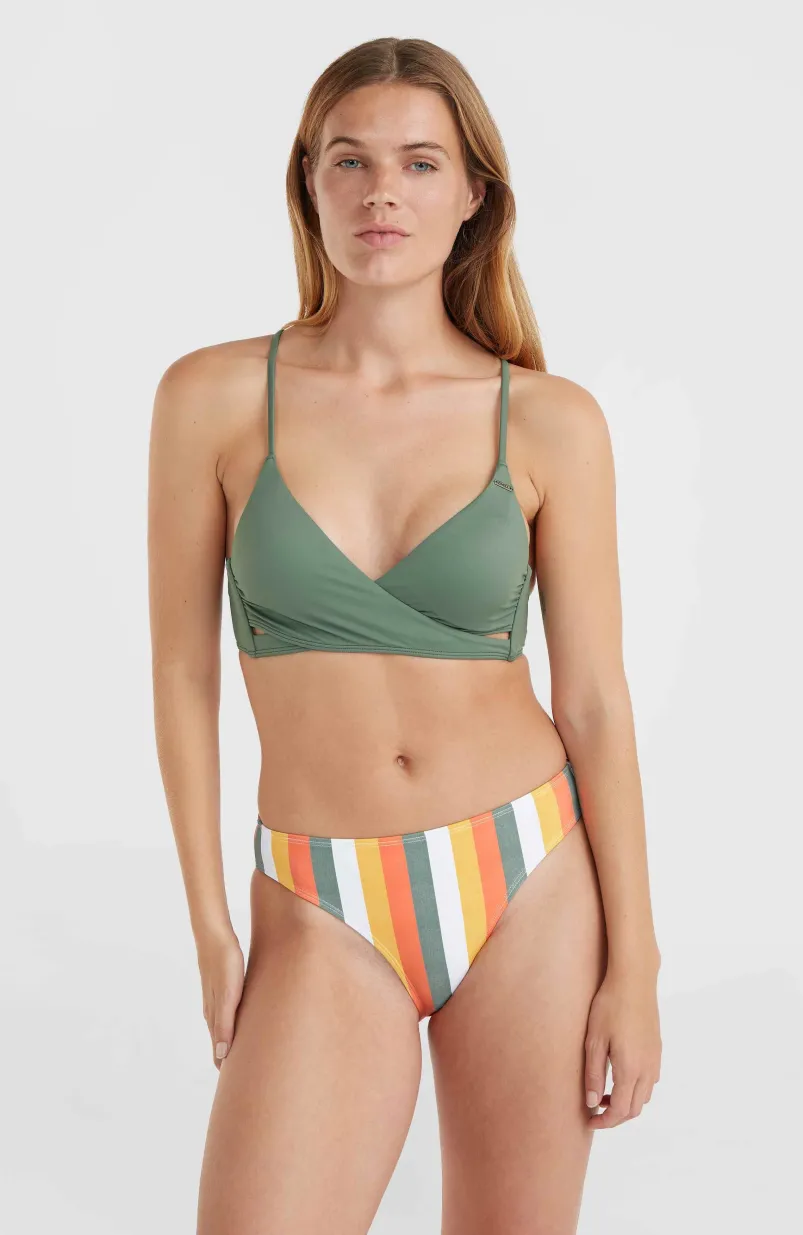 Rita Bikinibroekje | Orange Multistripe