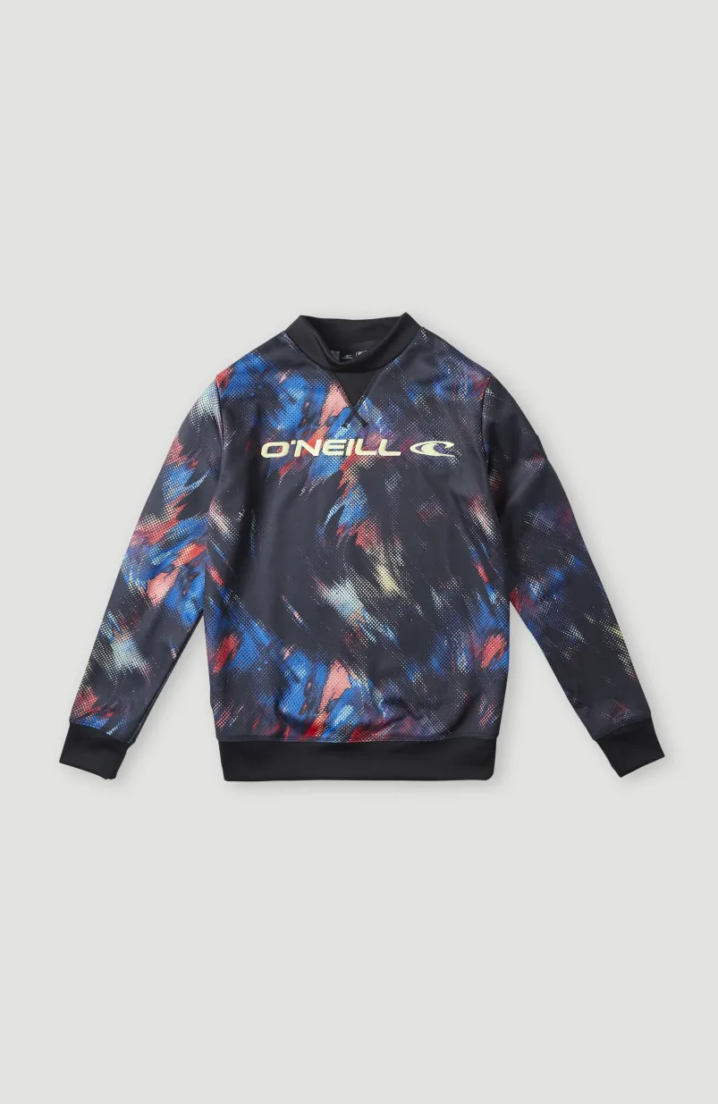 Rutile Crew Fleece | Black Future Fade