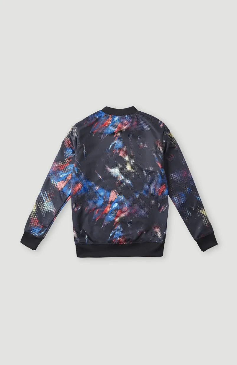 Rutile Crew Fleece | Black Future Fade