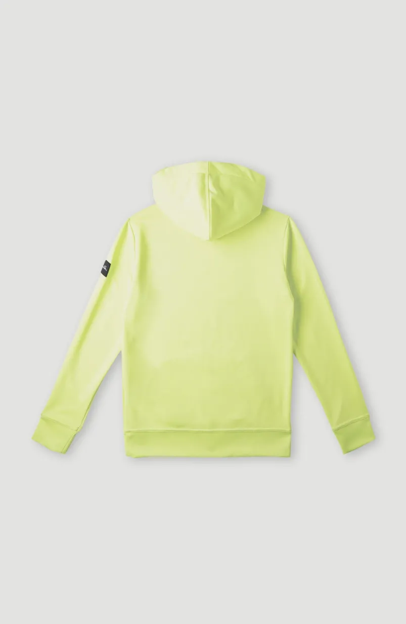 Rutile Fleece Hoodie | Sunny Lime