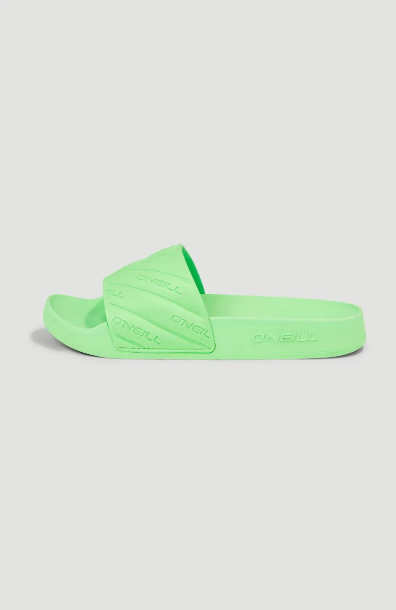 Rutile Slippers | Neon Green