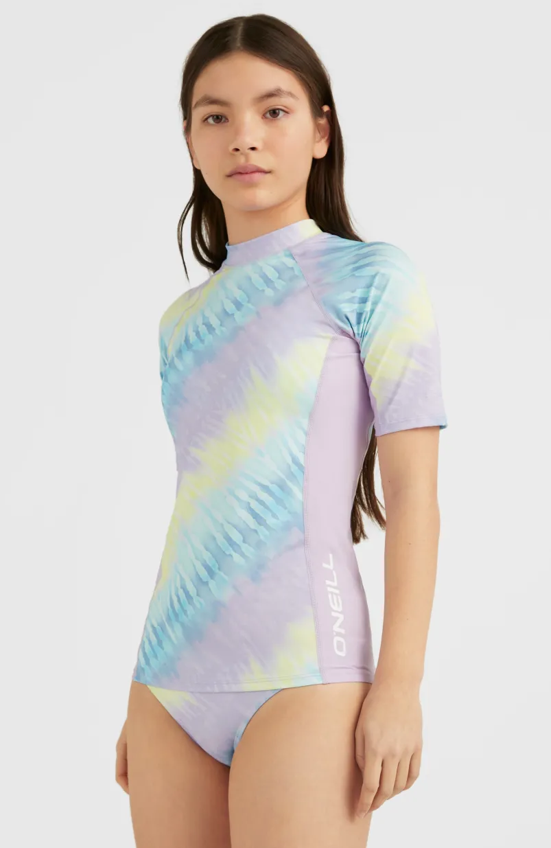 Shirt O'Neill Printed Met Korte Mouwen | Blue Tie Dye