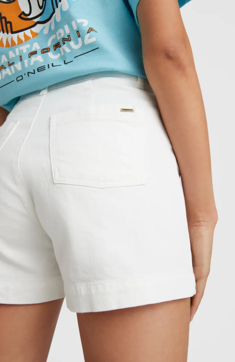 Short Dive Twill Met Hoge Taille | Snow White