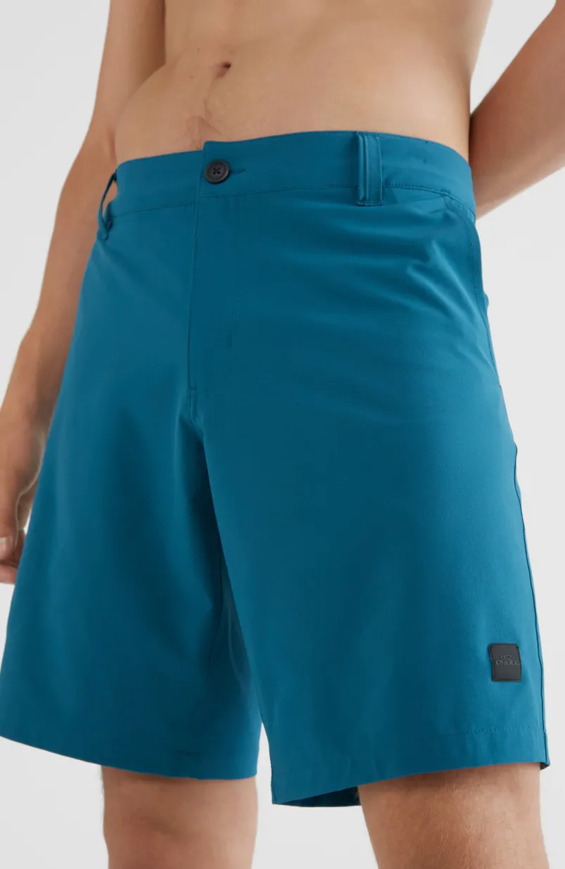 Short Hybrid Chino | Blue Coral