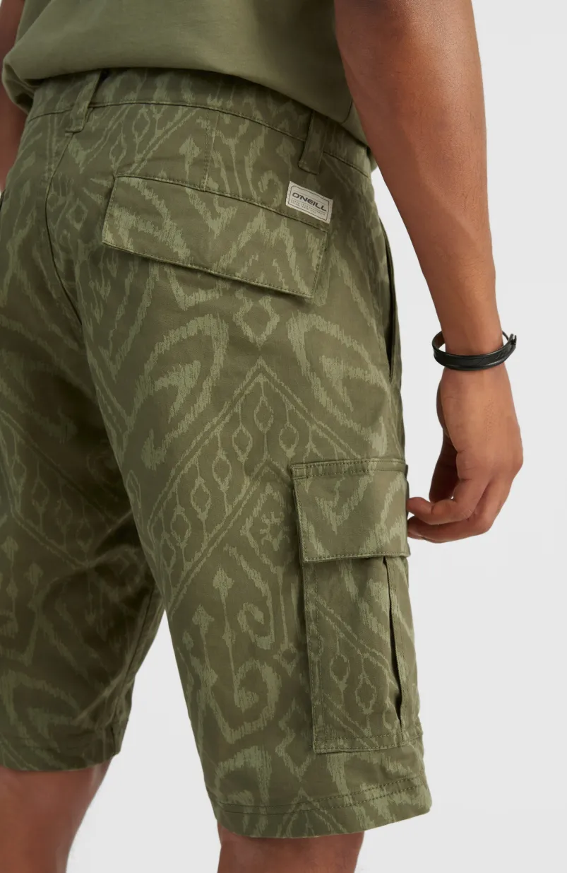 Short Park Cargo | Deep Lichen Magic Carpet