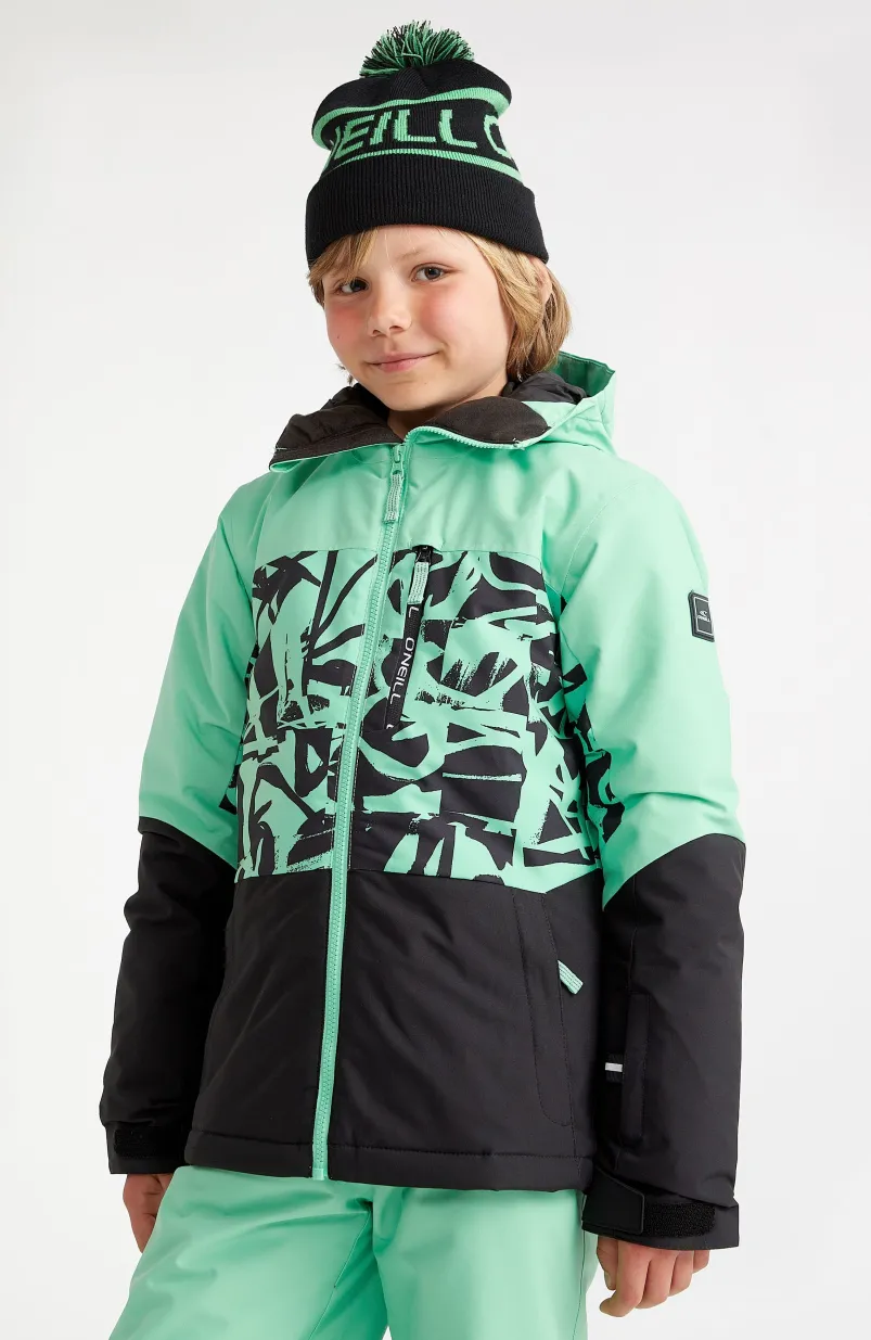 Ski Jas Carbonite | Green Scribble