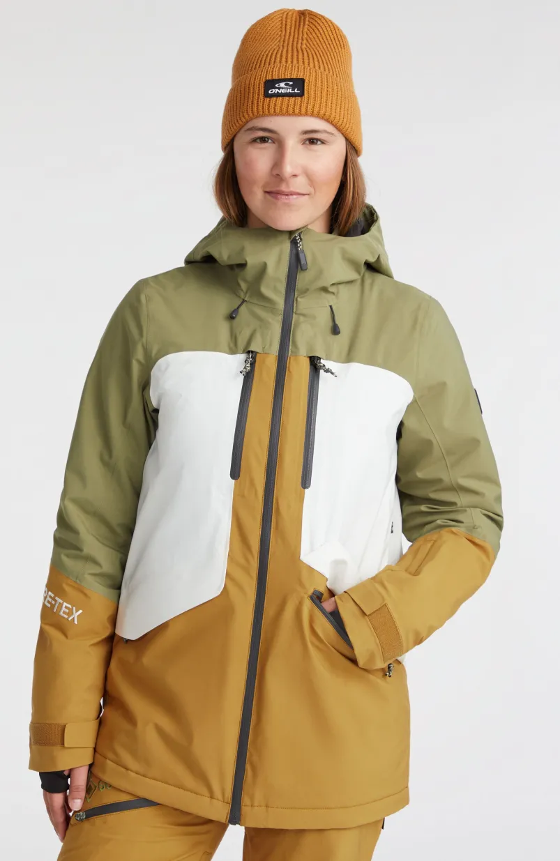 Ski Jas GORE-TEX Psycho Tech | Deep Lichen Green Colour Block