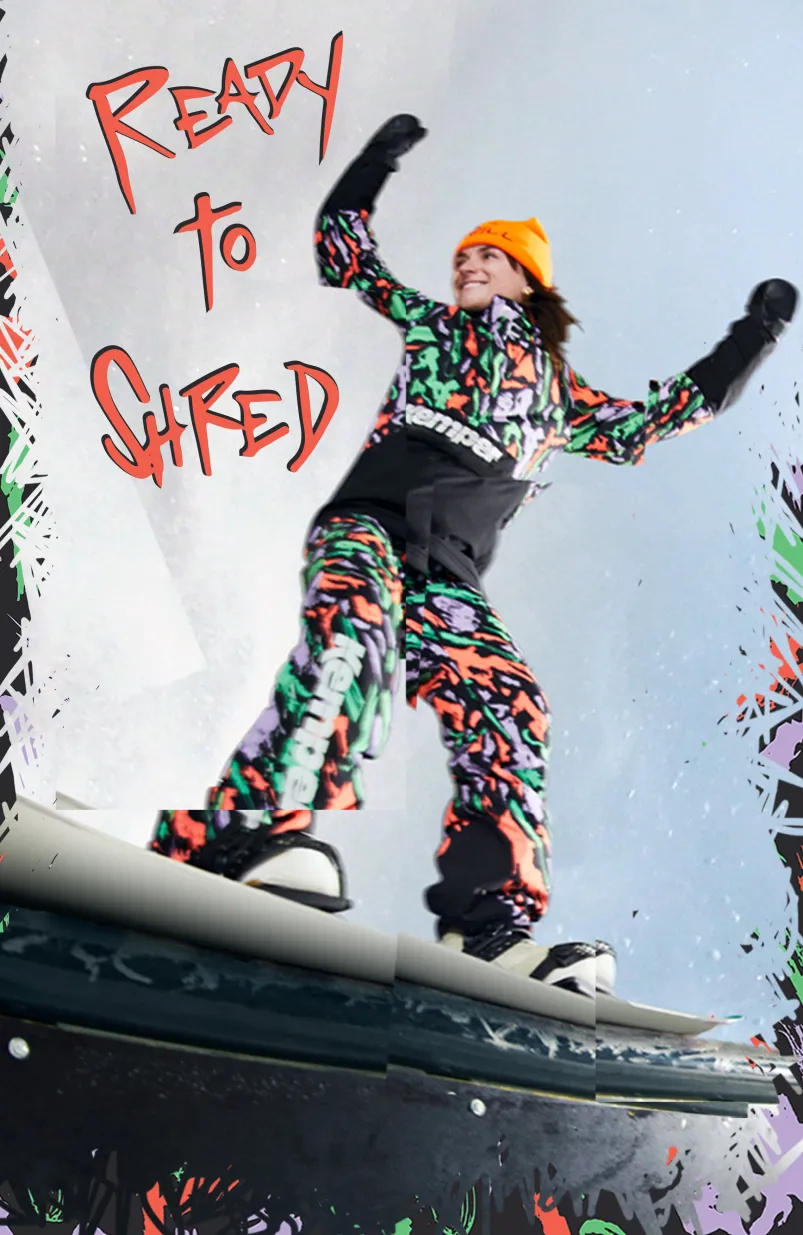 Ski Jas O'Riginals Anorak 20K/20K | Black Out Colour Block