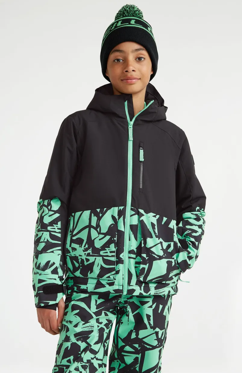 Ski Jas Texture | Green Scribble