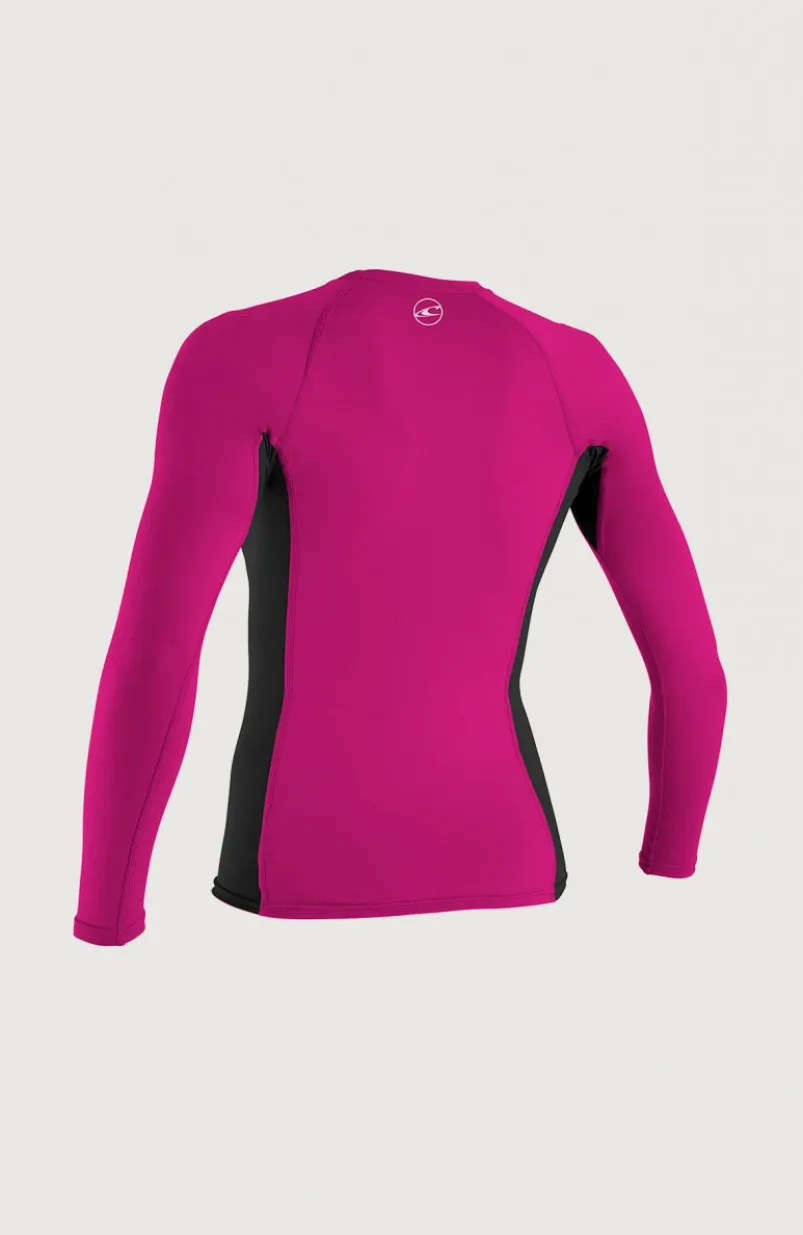 Skins Long Sleeve Crew | Dark Pink