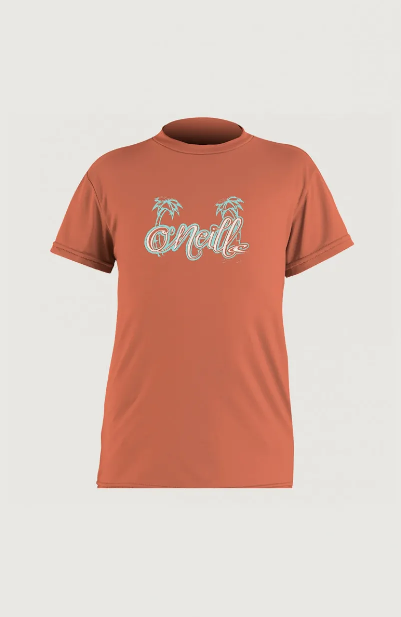 Skins Short Sleeve Rash Tee | Orange