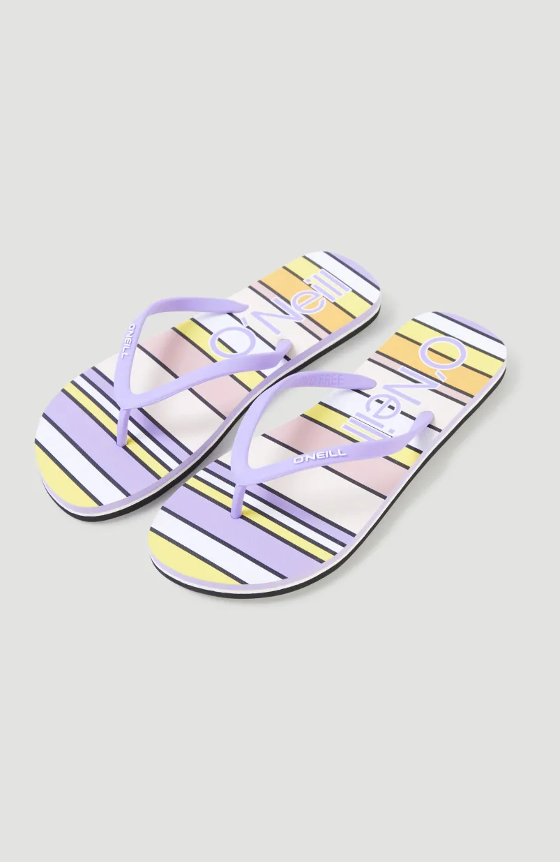 Slippers Profile Graphic | Multi Stripe