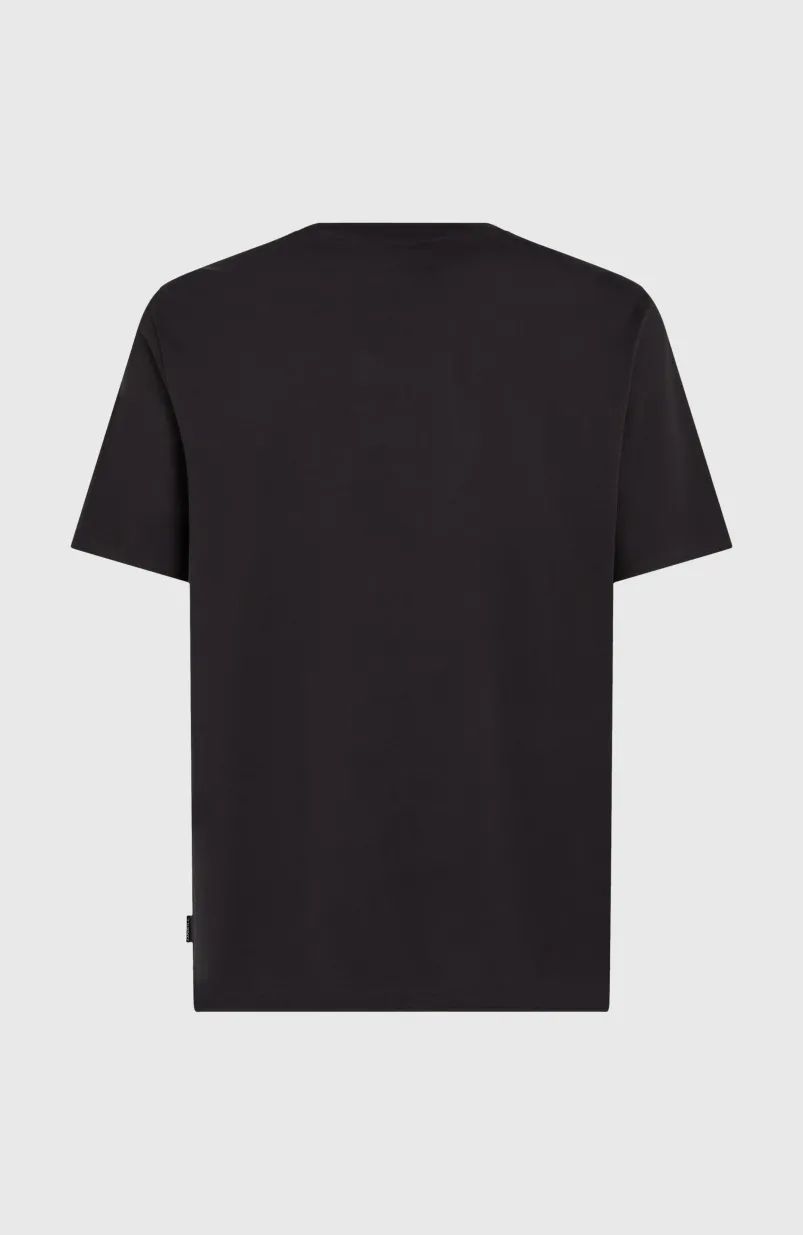 Small Chest Print T-shirt | Black Out
