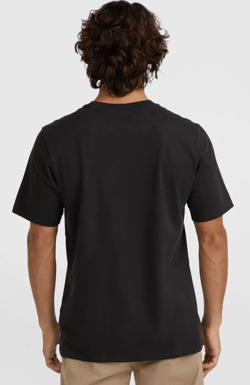 Small Chest Print T-shirt | Black Out