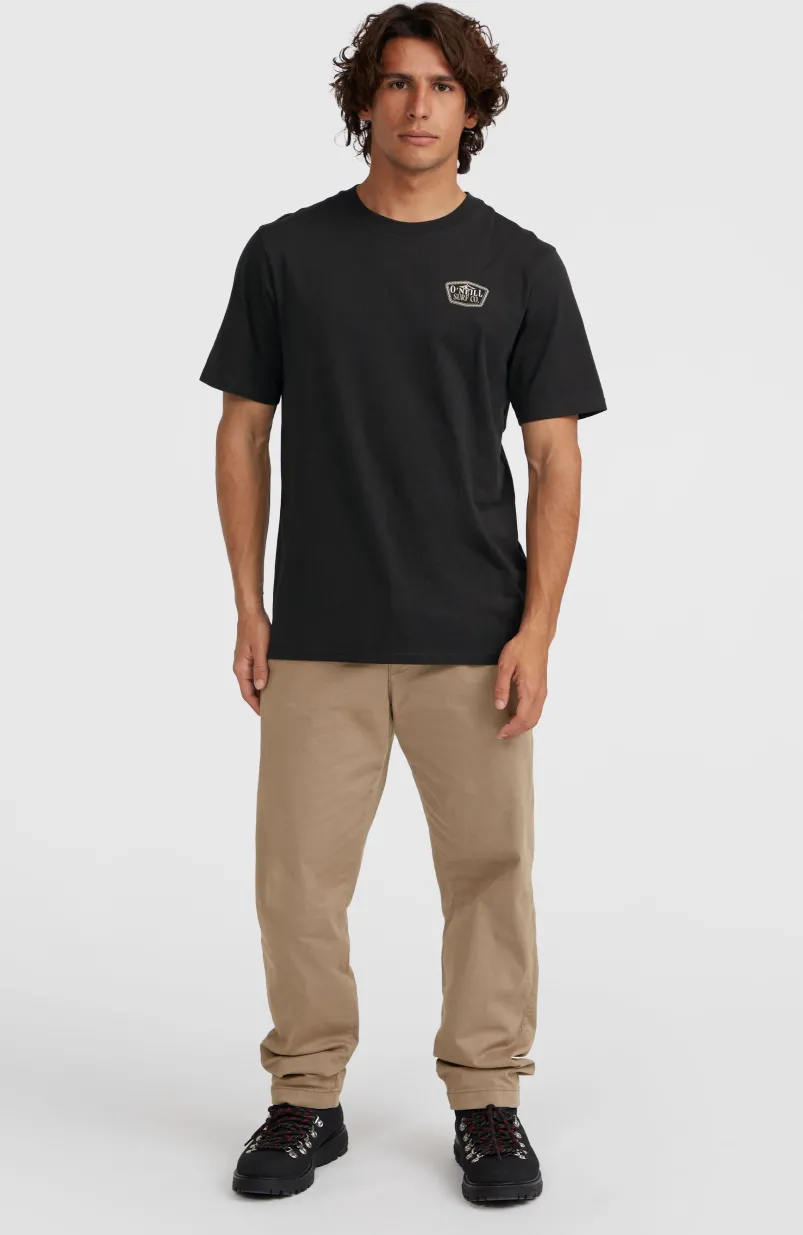 Small Chest Print T-shirt | Black Out