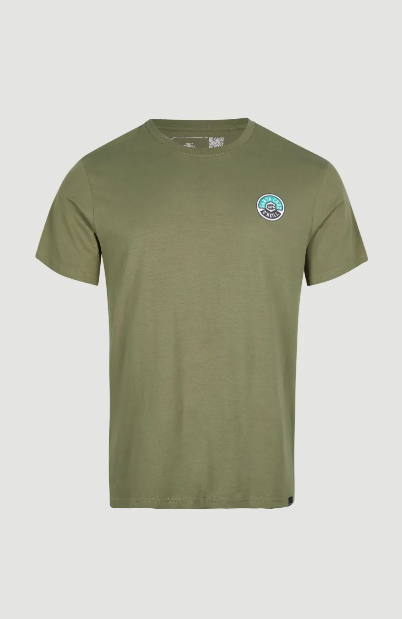 State Emblem T-shirt | Deep Lichen Green