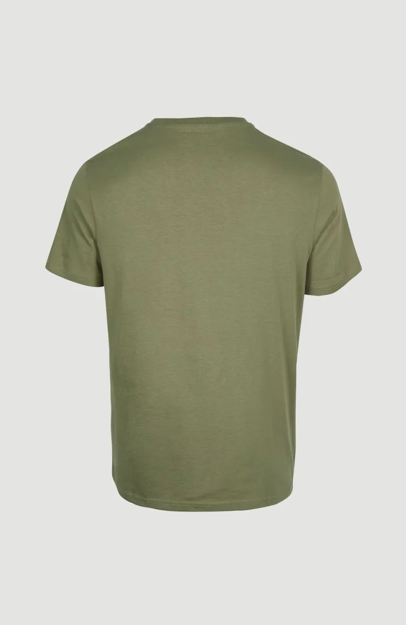 State Emblem T-shirt | Deep Lichen Green