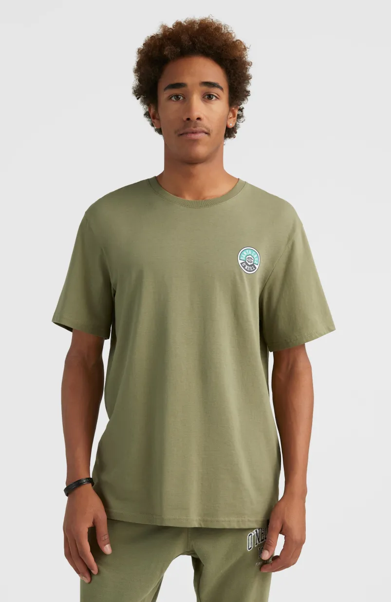 State Emblem T-shirt | Deep Lichen Green
