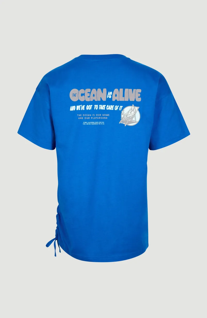 Stream Adjustable Long T-shirt | Princess Blue