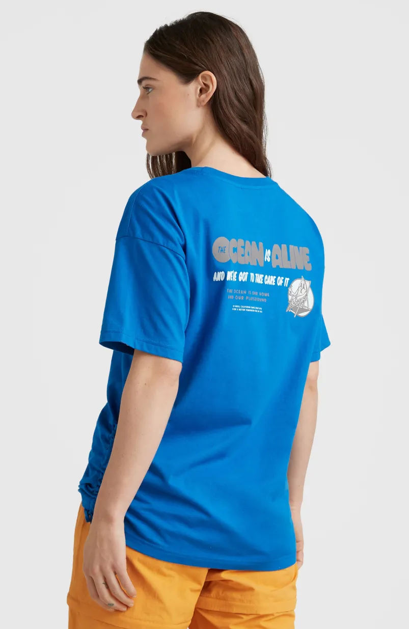 Stream Adjustable Long T-shirt | Princess Blue