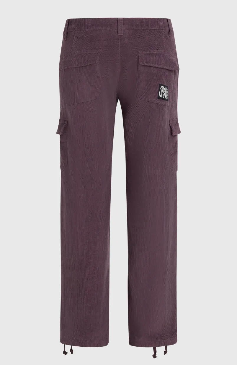 Surf Heroes Cord Cargobroek | Mauve Miracle