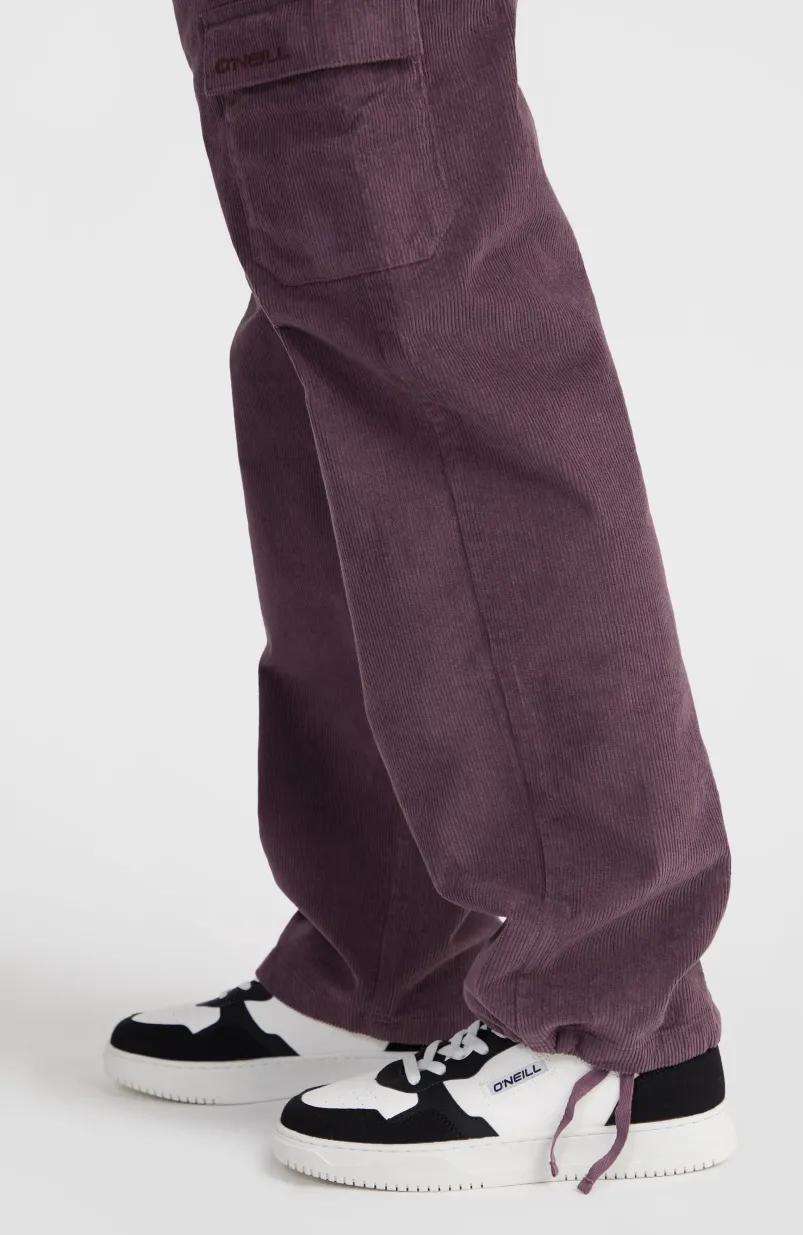 Surf Heroes Cord Cargobroek | Mauve Miracle