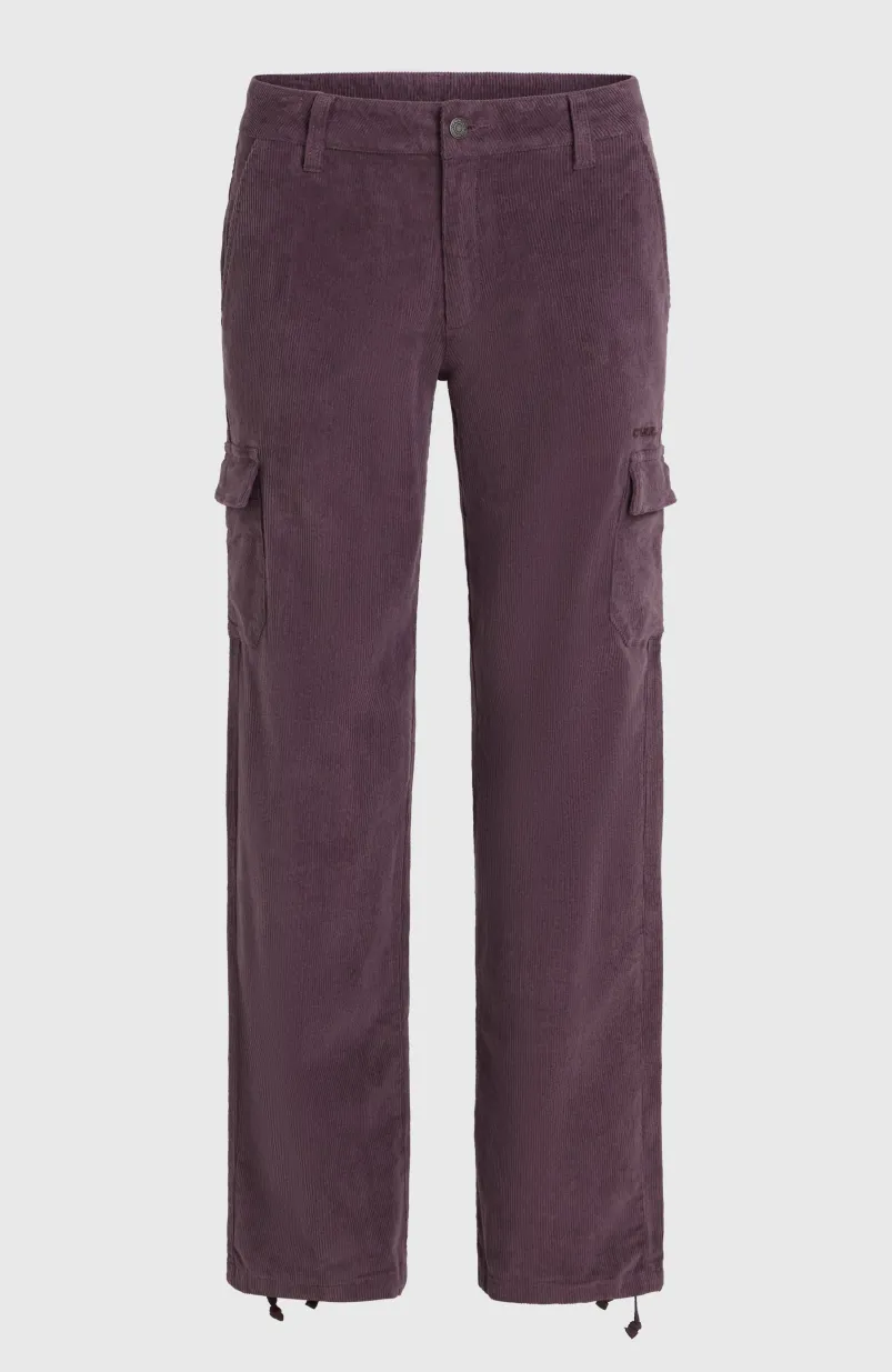 Surf Heroes Cord Cargobroek | Mauve Miracle