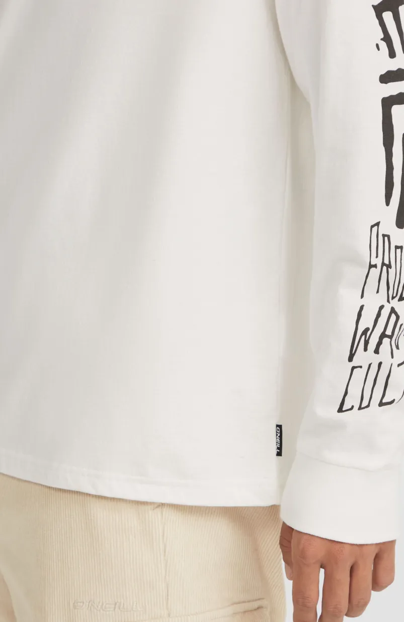 Surf Heroes Shirt Met Lange Mouwen | Snow White