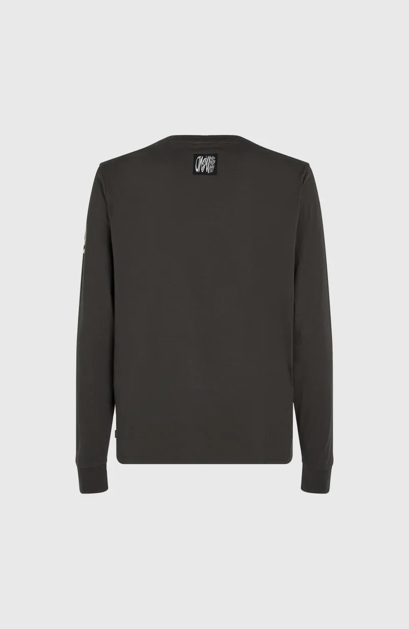 Surf Heroes Shirt Met Lange Mouwen | Raven