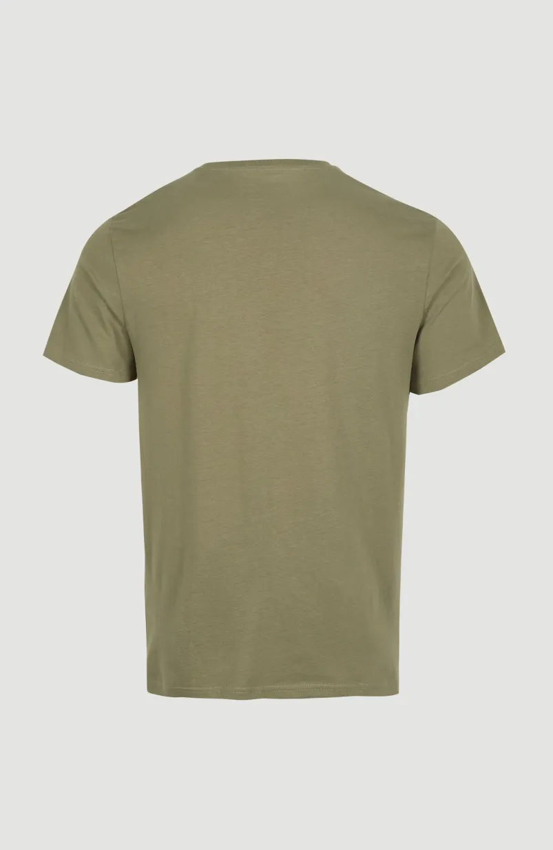 Surf State T-shirt | Deep Lichen Green