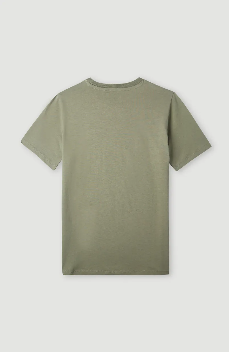 Surf State T-shirt | Deep Lichen Green