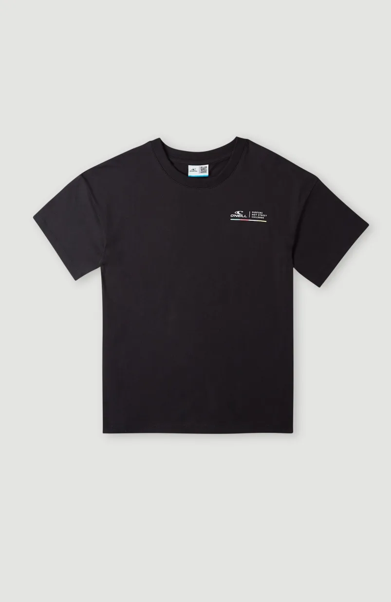 Surfers Not Street Children Oversized T-shirt | Black Out