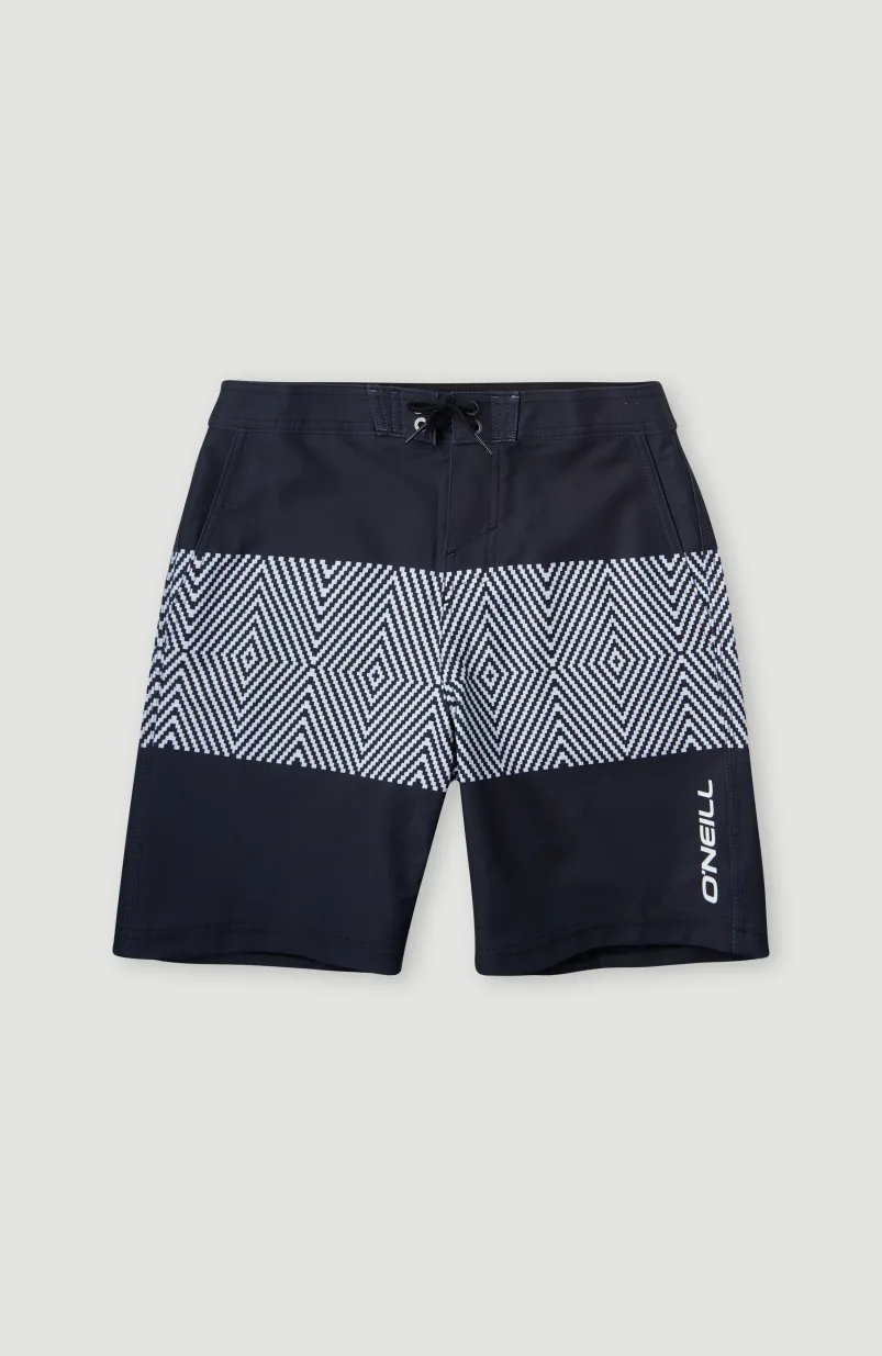 Surfers Not Street Children 16'' Boardshort | Black SNSC Panel Print