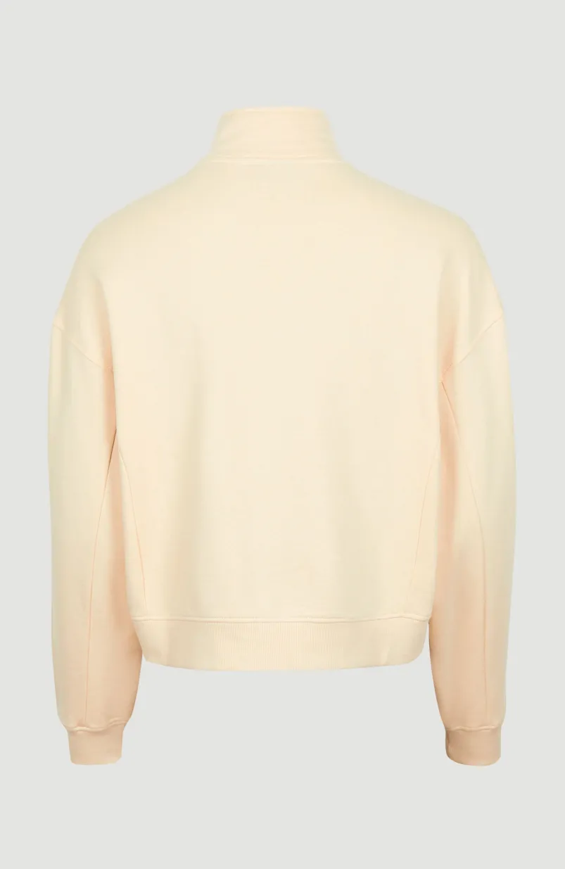 Sweater Bunji Met Halve Rits | Bleached Sand