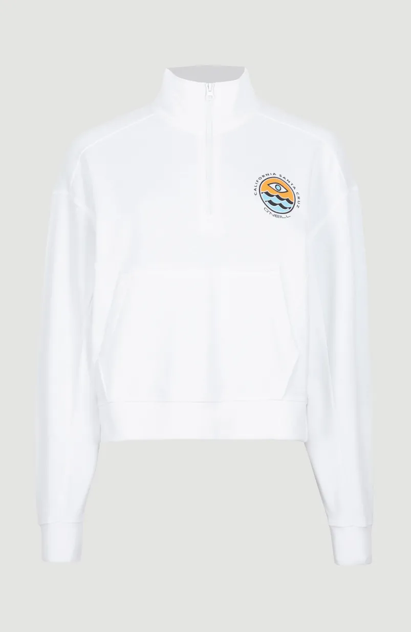 Sweater Cove Met Halve Rits | Snow White