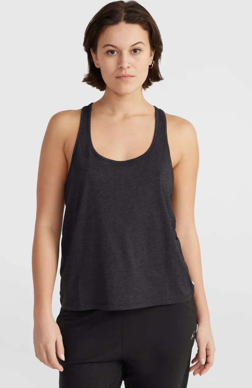 Tanktop Essentials Racer Back | Black Out