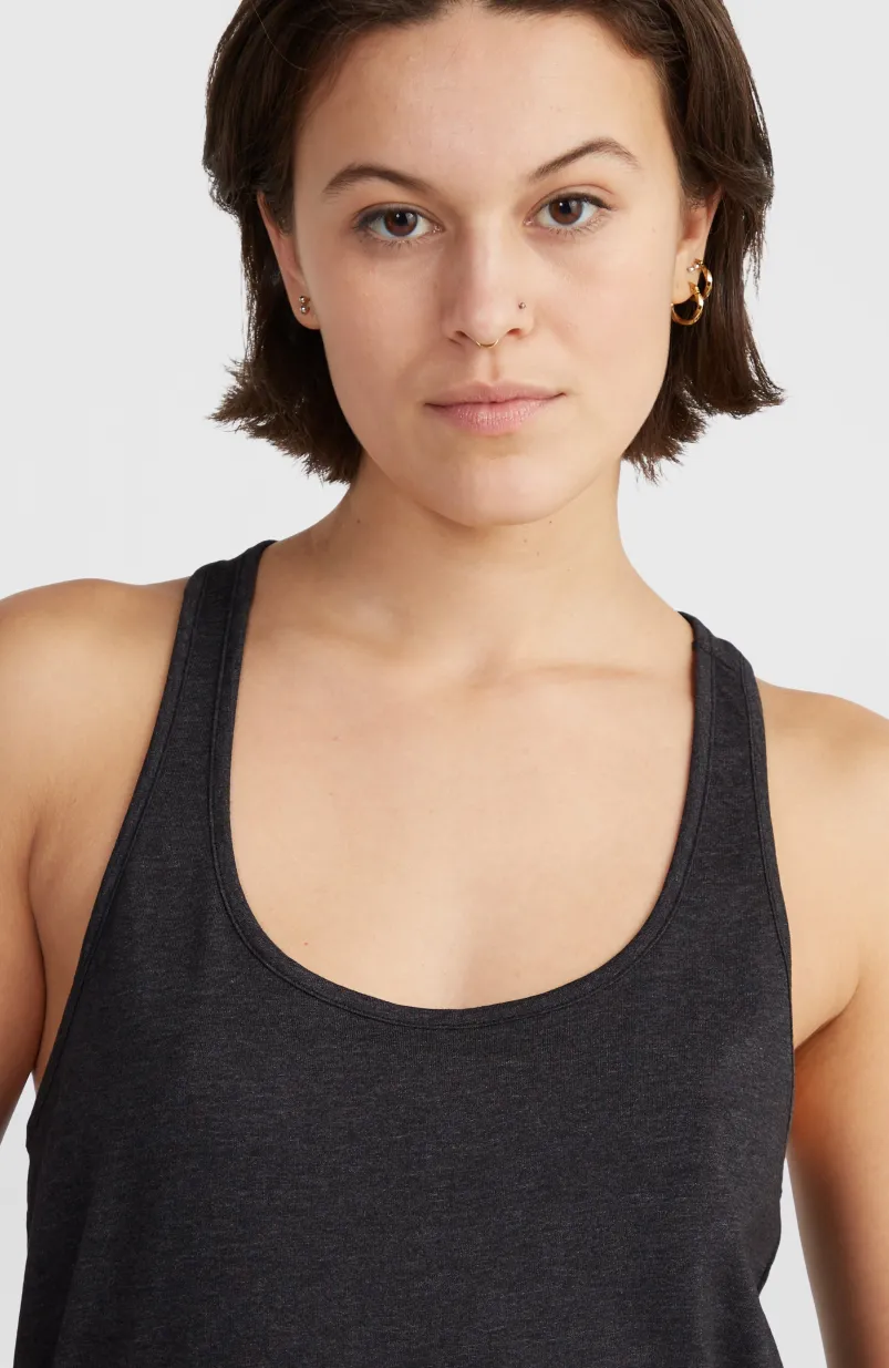 Tanktop Essentials Racer Back | Black Out